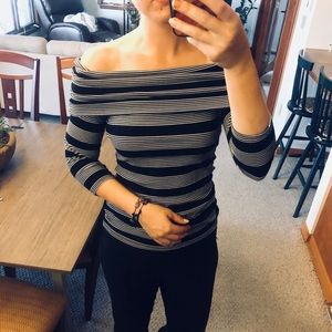 White House Black Market “off the shoulder” top